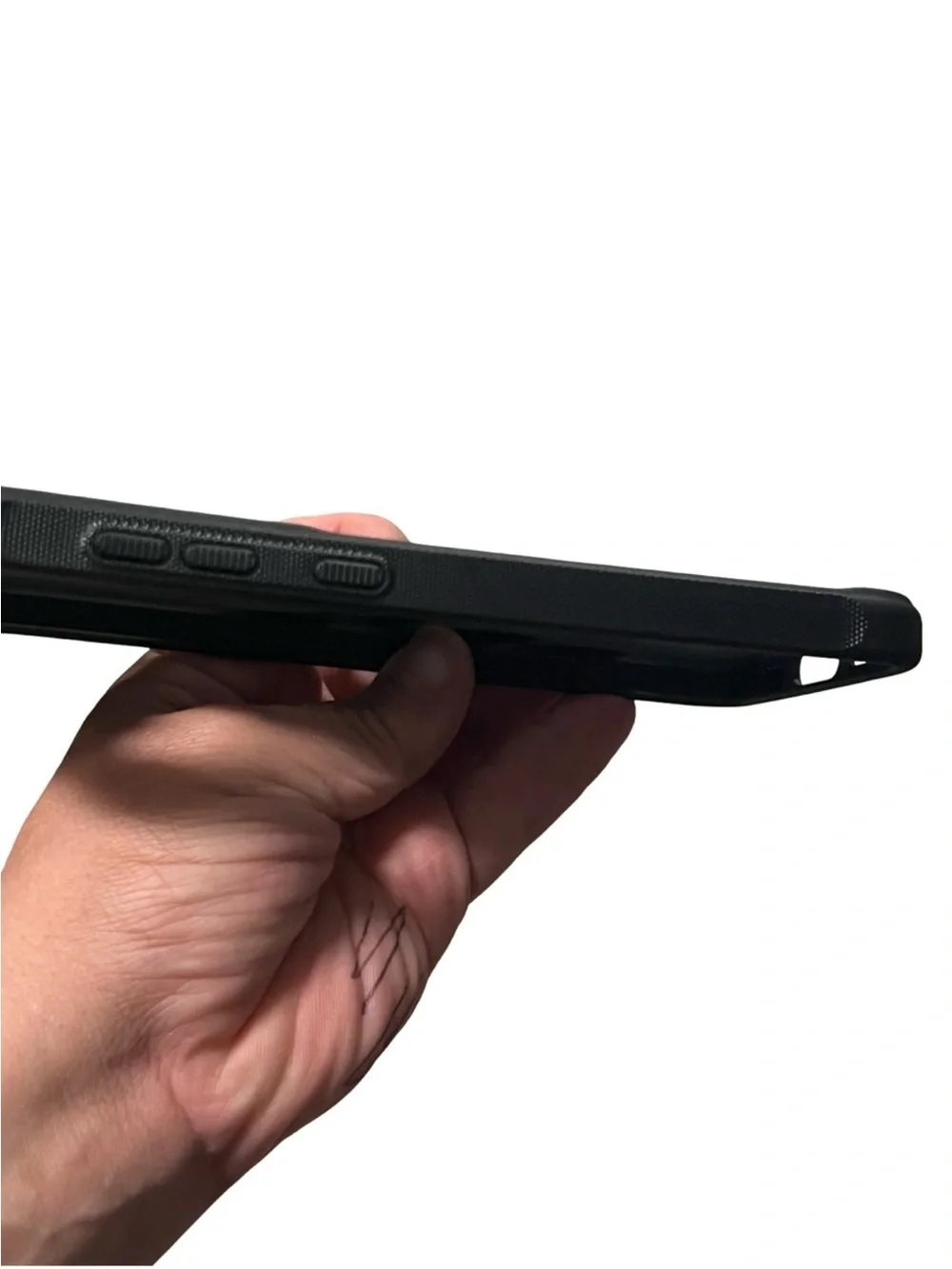 Samsung Black Tech21 EvoArmor Phone Case Samsung Galaxy S24 FE tiny imperfection